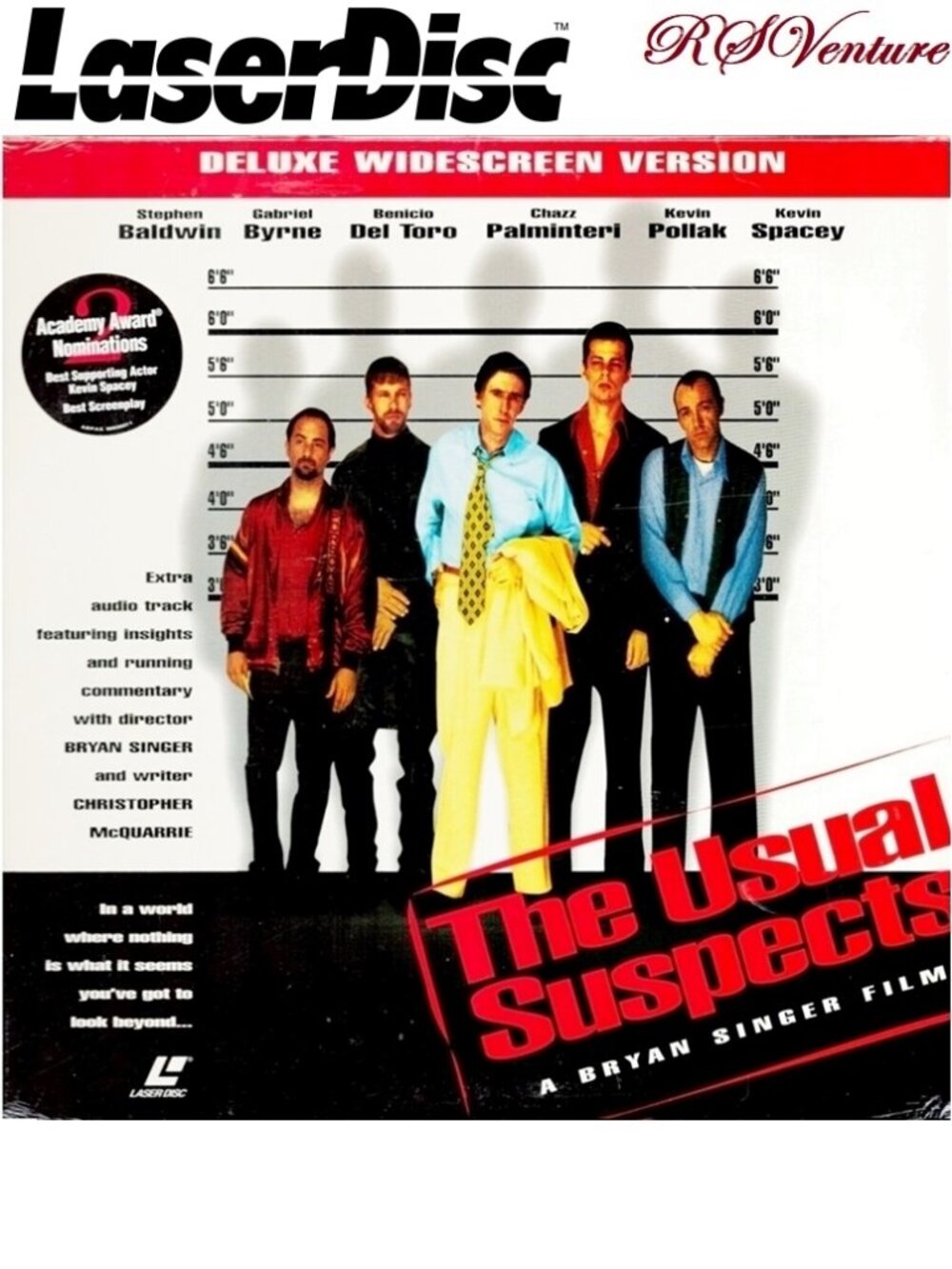 LaserDisc Film "THE USUAL SUSPECTS"